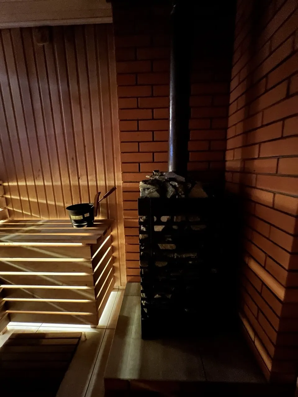 Баня на дровах с парной из липы — Village DREWNO под Брестом